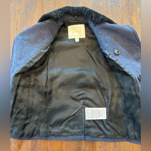 BURBERRY KIDS 4 wool/cashmere peacoat - Picture 4 of 9